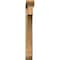 Ekena Millwork Imperial Slat Rough Sawn Bracket w/ Offset Brace, Western Red Cedar, 6"W x 36"D x 48"H BKT0604X36X48IMP06RWR - alternate 3